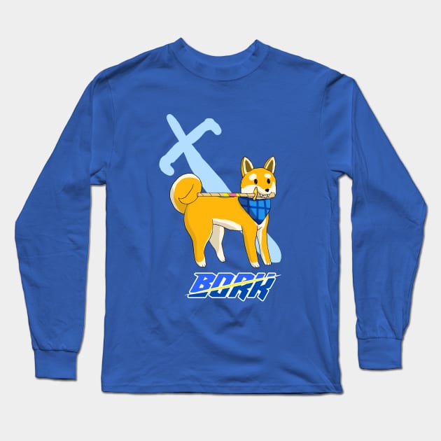 Bork (Sword) Meme tee Long Sleeve T-Shirt by VixenwithStripes